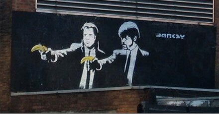 Bansky Pulp Fiction